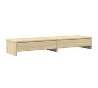 vidaXL Monitor Stand with Drawers, Display Stand for Laptops, Computer Stand for Home Office, Monitor Arm Desk Mount, Old Wood Engineered Wood