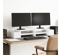 Monitor Stand with Storage Monitor Stand Display Stand Engineered Wood vidaXL