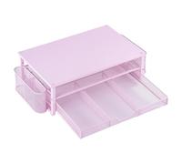 Monitor Stand with Ventilation Drawer and Pen Cup Screen Double-Layered Printer Desk Organiser Shelf Computer Monitor Stand