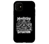 Monitoring The Situation Geopolitics News Meme Case for iPhone 11