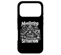 Monitoring The Situation Geopolitics News Meme Case for iPhone 17 Pro
