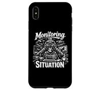 Monitoring The Situation Geopolitics News Meme Case for iPhone XS Max
