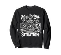 Monitoring The Situation Geopolitics News Meme Sweatshirt