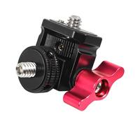 Monitors Mount Swivels and Tilt Adjustable 1 / 4inch Cold Shoe for Action Camera DSLR Monitors Light Bracket Photography Accessories