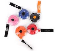 Monivi Portable Folding Shopping Bag - Large Capacity Retractable Supermarket Shopping Stretch Pouch Easy to Carry Eco-Friendly Round Disc Storage Grocery Bag (Blue)