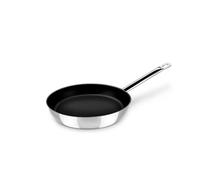 Monix M461318 Chef Non-Stick-Fry-pan, Stainless Steel | Suitable for all types of cookers, including induction, non-stick
