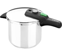 Monix Quick Stainless Steel Pressure Cooker, 22 cm, 6 L, Silver