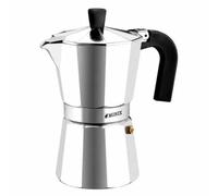 Monix Vitro Expres Aluminium Non-Stick 9 Cups Coffee Maker, Silver, 30 x 30 x 30 cm