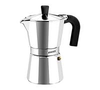 Monix Vitro Expres Non-Stick Coffee Maker, Aluminium, Silver, 6 Cups