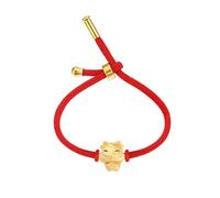 MONIYA 2024 Year of Dragon Bracelet Chinese Zodiac Birth Year Lucky Red String Charm Bracelet For Women, Length Adjustable, Standard, Metal, no gemstone