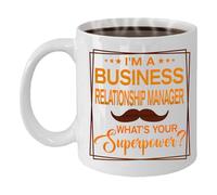 MONIZILUCKY Business Relationship Manager Mug, Business Relationship Manager Gift, Gift for Business Relationship Manager Retirement - 11oz White Ceramic Coffee Mug - Christmas, Thanksgiving