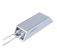 MONIZMVC 50W 80W 100W 120W 150W Aluminum Shell Resistor 5 10 15 20 30 40 50 60 70 75 80 100 150 200 300 500Ohm Brake Resistor Inverter(150W 400R)