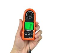 MONIZMVC BT-816B Handheld Anemometer,Compact Digital Wind Speed Meter, Gauge for Air Velocity,Wind Temperature Test with Backlight
