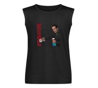 Monk American Comedy Drama Tv Detective Adrian Monk Vest Tank T-Shirt Men's Black Unisex Sleeveless Tops Tee S