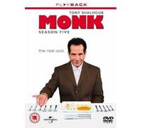 MONK COMPLETE SERIES 5 DVD 5th Fifth Season Five Original UK Release R2