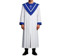 Monk Costume Adult Prayer Robe Priest Cloak Cosplay Stage Performance