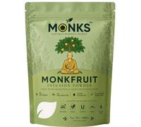 Monk Fruit Sweetener Powder 100g - No Erythritol, No Maltodextrin, Just 2 Ingredients | Natural Sugar Alternative | Vegan, Keto