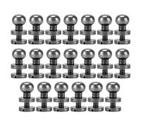 Monk Head Screws Leather Craft Belt Screws Monk Rivets Brass Round Head Stud Screws Nails Luggage Jewelry Hardware Accessories (7X6mm)