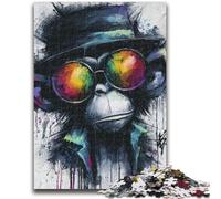 Monkey 1000 Piece Jigsaw Puzzle for Adults And Teenagers,for Educational Game Challenge Toy for Is Ideal As A Gift for The Whole Family (50x75cm)