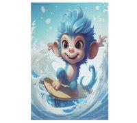 Monkey 1000 Pieces Jigsaw Puzzles For Adults Suitable For Children 12 And Up Wooden Puzzle 78×53cm