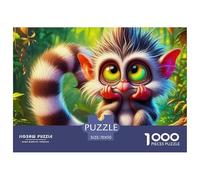 Monkey 1000 Pieces Premium Jigsaw Animal Age 12+ Cool Collage Effect, Fun Details, Educational, Challenging Puzzle Games 70x50cm/1000pcs