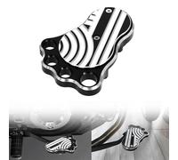 monkey 125 Brake Pedal Peg Pad Compatible with Monkey125 JB02 JB03 2018-2024 Super Cub C125 Dax125 Grom JC61 JC75 JC92 CT125 Hunter Cub CNC 3D Cleats Non-Slip Brake Footpeg Pads Black