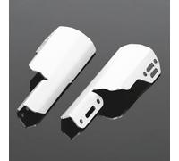 monkey 125 Front Fork Shock Guard Protect Cover Compatible With MONKEY125 Z125 2018-2025 ST125 DAX125 2018-2023 Left Right Motorbike Side Fender Mud Guard(Silver)