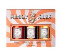 Monkey 47 Gin Kiosk Gift Set, 29-47% ABV, 3x5 reat Gift for Gin Enthusiasts, Includes Monkey 47 Original, Sloe & Barrel Cut Gin, Batch Distilled in Germanys Black Forest