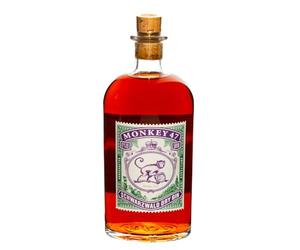 Monkey 47 Schwarzwald Barrel Cut Dry Gin, 47% ABV, 50cl with Gift Box | Barrel Aged for 6 Months, Blend of 47 Handpicked Botanicals, Batch Distilled in Germanys Black Forest for Quality, Ideal Gift