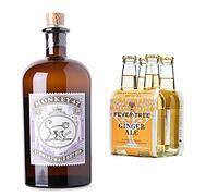 Monkey 47 Schwarzwald Dry Gin 50cl & 4 x Fever Tree Premium Ginger Ale 200ml