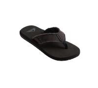 Quiksilver Monkey Abyss Mens Flip Flops - Black Black Brown UK 7