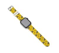 Monkey And Bananas Soft Silicone Watch Bands Replacement IWatch Straps 38mm 40mm 42mm 44mm