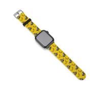 Monkey And Bananas Soft Silicone Watch Bands Replacement IWatch Straps 38mm 40mm 42mm 44mm