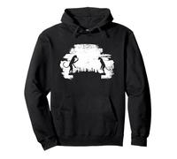 Monkey and Chess Pullover Hoodie