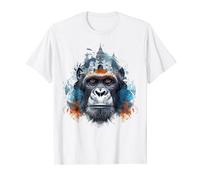 Monkey Animal Zoo Art Monkey T-Shirt