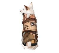 Monkey art print Printed Dog Hoodie Soft Dog Sweatshirt Cute Cat Dog Clothes for Small Dogs Kitten Puppy, XL