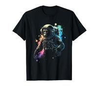 Monkey Astronaut SciFi Chimp Graphic for Men and Women T-Shirt