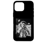 Monkey Astronaut Selfie On The Moon Funny Monkeys Lover Case for iPhone 16 Pro Max
