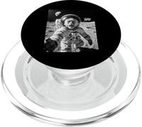 Monkey Astronaut Selfie On The Moon Funny Monkeys Lover PopSockets PopGrip for MagSafe