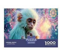 Monkey Babies Jigsaw Puzzles Puzzles for Adults Kids. 1000 Piece Great Gifts Challenge Toy Educational Games Home Decoration for Educational Games Gifts 70x50cm/1000pcs