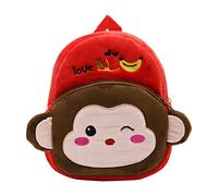 Monkey Backpack Cute Dinosaur Toddler Backpack Baby Boys 3D Cartoon Zoo Animal Plush Small Preschool Shoulder Bag Kids Nursery Kindergarten Travel Bag Christmas Birthday Gift For Surf (I, One Size)