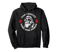 Monkey Bad Choices Make Good Stories Pullover Hoodie