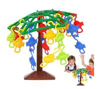 Monkey Balance Math Game, Interactive Preschool Learning Toy, Wooden Balance Board with Building Blocks, Educational Accessory, Kids Gear with Fun Design, Classroom Tool for Boys Girls 3+