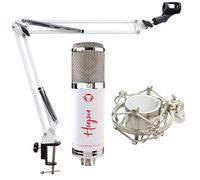 Monkey Banana Hapa USB Microphone White + Keepdrum Articulated Arm Tripod White