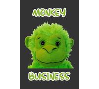 Monkey Business: A Whimsical Writing Notebook Featuring Peter the Magical Green Monkey