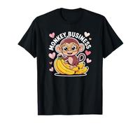 Monkey Business Cute Animal Lover Glasses Fun T-Shirt