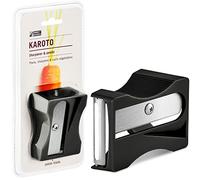 Monkey Business Karoto Carrot Sharpener | Vegetable Peeler | Veggie Peeler & Cucumber Peeler | Fun Kitchen Gadgets | from a Series of Unique Peelers for Kitchen | Fun Kitchen Stuff | by (Black)