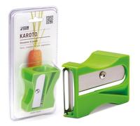 Monkey Business Peeler, Plastic, Metal, Green, One Size