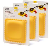 Monkey Business Ravioli-Shaped Spoon Rest, Pack of 3, Spoon Rest for Kitchen Counter, Cool Kitchen Gadgets, Cute Kitchen Accessories, from a Collection of Different Pasta-Shaped Unique Kitchen Gadgets
