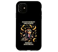 Monkey business unlocked | Monkey design, retro fun Case for iPhone 11